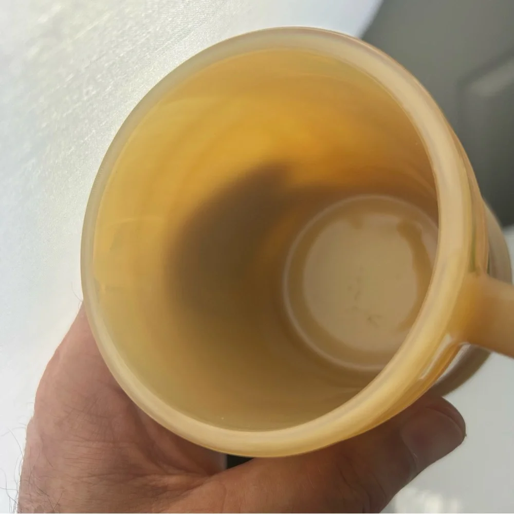 VTG '1983' WHATABURGER Glass Buffalo Nickel Indian Head Nickel Coffee Mug